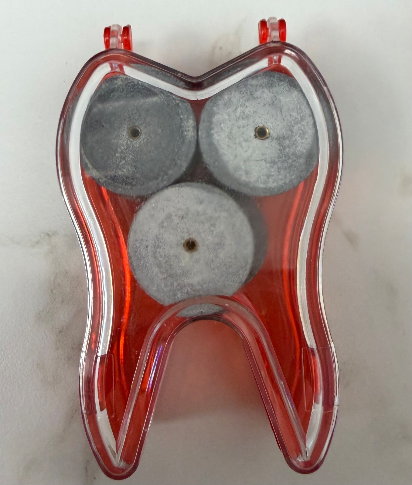 Dental Separating Discs Grinding Wheels Lab Supply with Red Tooth Case