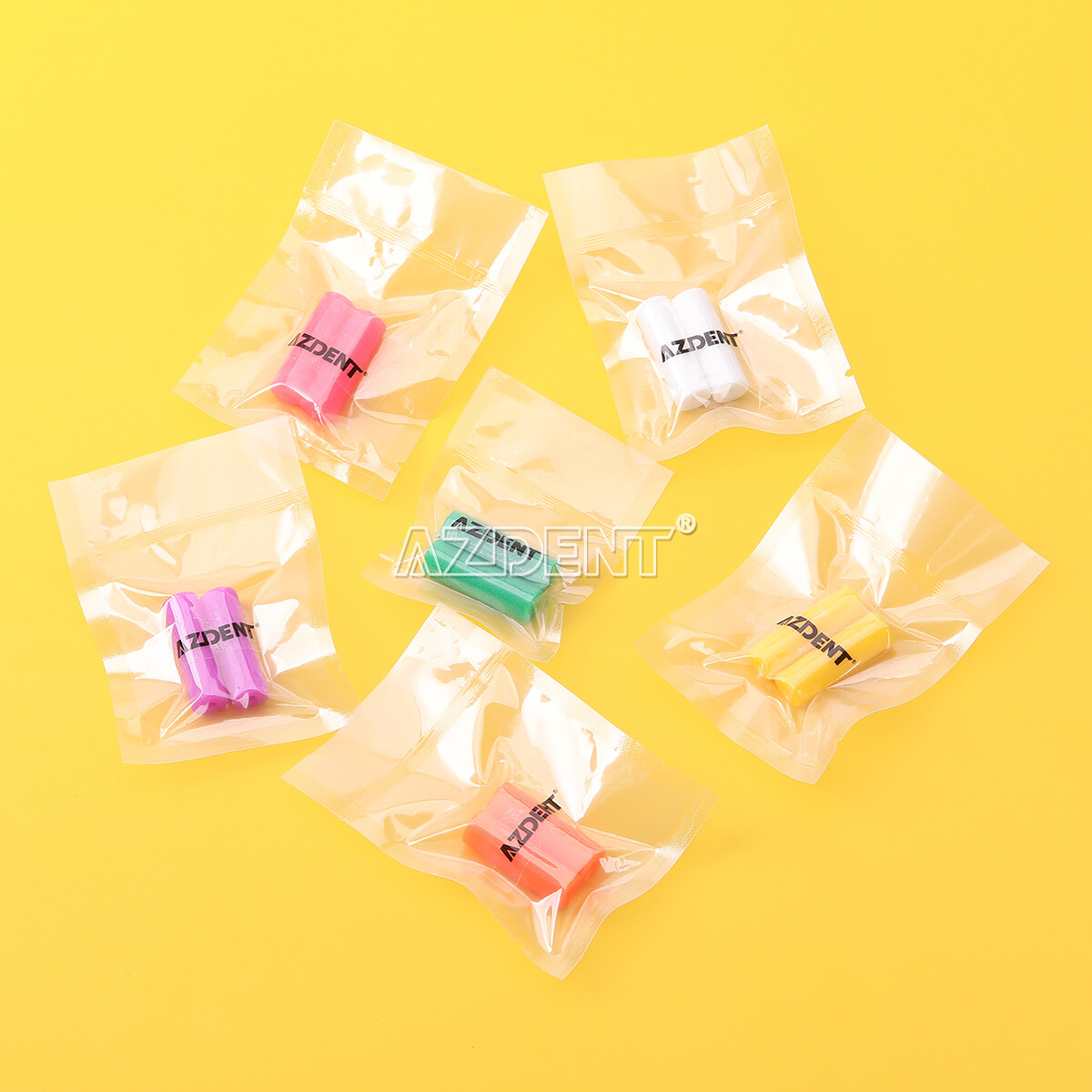 Colorful Dental Orthodontic Aligner Trays Chewies for Aligner Chompers Aligner