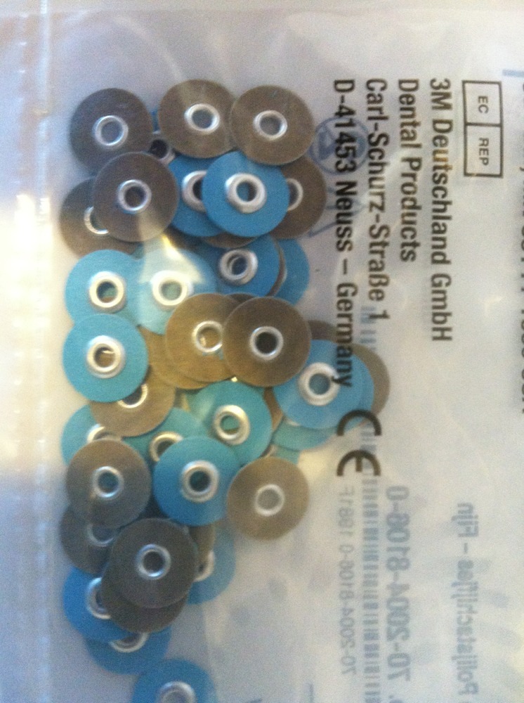 3M Sof-Lex soflex Discs Pack of 85 Blue Series 1981F Fine 3/8″ 9.5 mm Dental