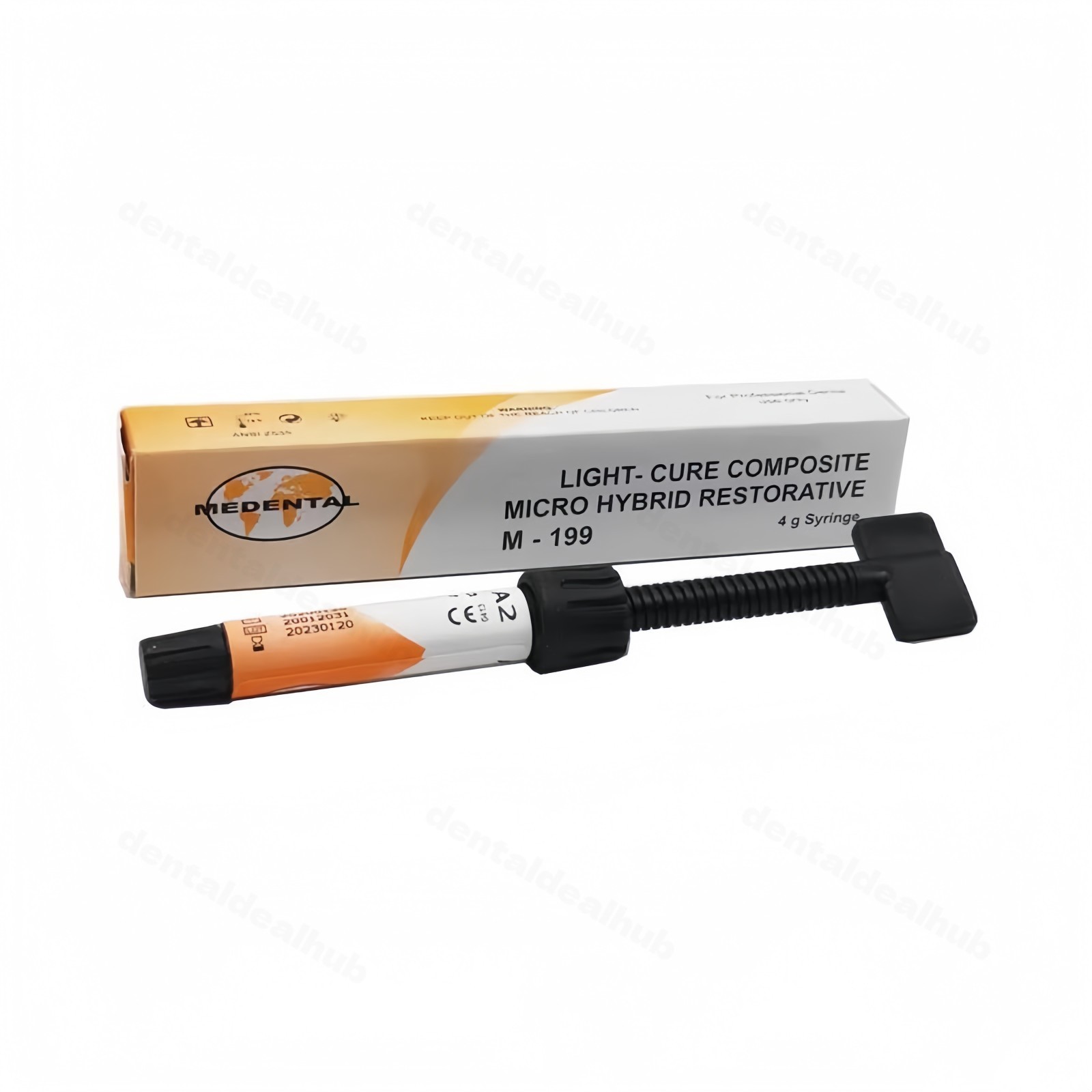 MEDENTAL M199 Nano Ceramic Composite Resin 4g A1 A2 A3 Light Cure Dental
