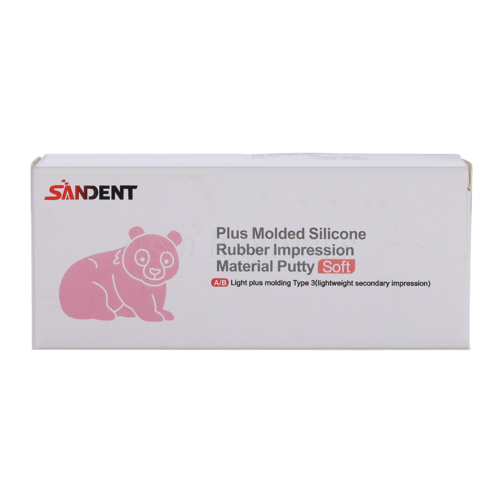 Dental Light Body Silicone Impression Material Putty Base 50ML Cartridge Tips DT