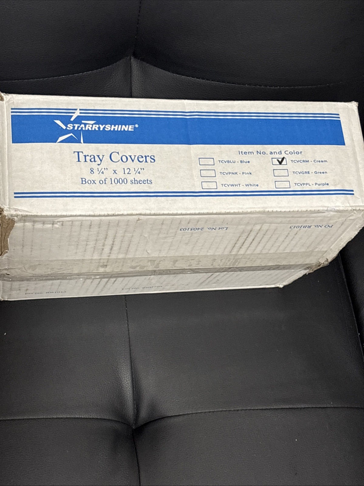 STARRYSHINE Dental Tray cover 8.5×12.25″ Cream 1000/box Dental Tattoo