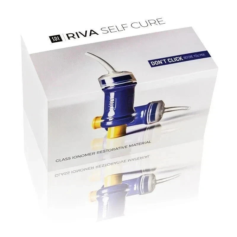 SDI Dental RIVA Self Cure Bulk Fill Hybrid Restorative 50 Caps Box