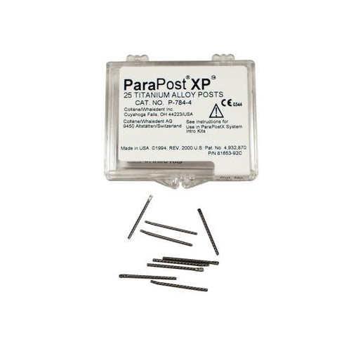 Coltene Whaledent P784-4 ParaPost XP Titanium Alloy Posts .040″ Yellow 10/Pk