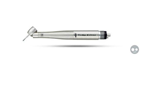 NSK Ti-Max X450 M4 Surgical 45° LED Speed Handpiece Dental Triple Water Jet 18W