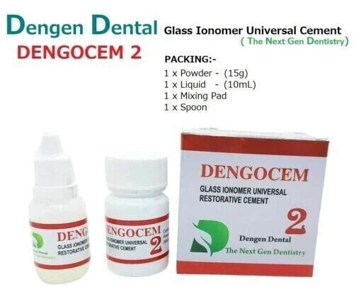 DEN GEN Deng ocem2 Dental Care Kit Te eth Rep air Dental Perma nent Filli ng Kit