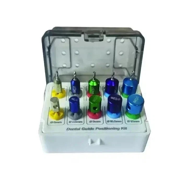 Implant Positioning Guide Kit ∅6.0-12.5 – 10 Pcs Dental Spacing Tool Drill Set