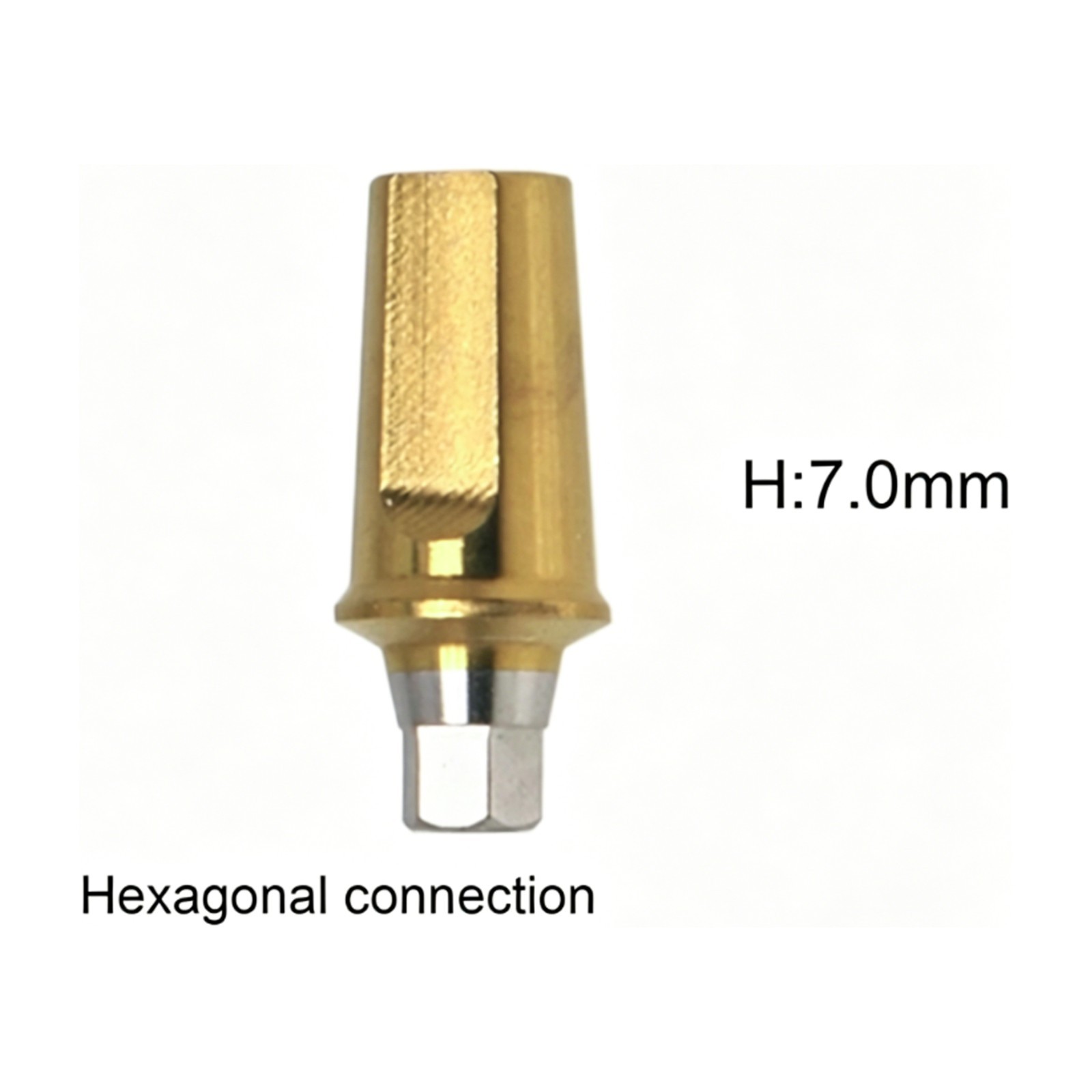 US 5Pcs Titanium Regular Straight Transfer Abutment Fit Osstem Hiossen