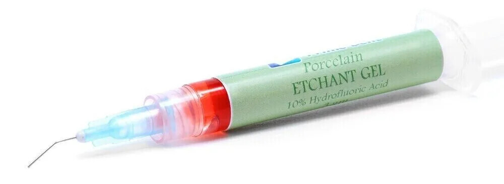 Prime-Dent Porcelain Etch Etchant Gel 3gm syringe + tips USA