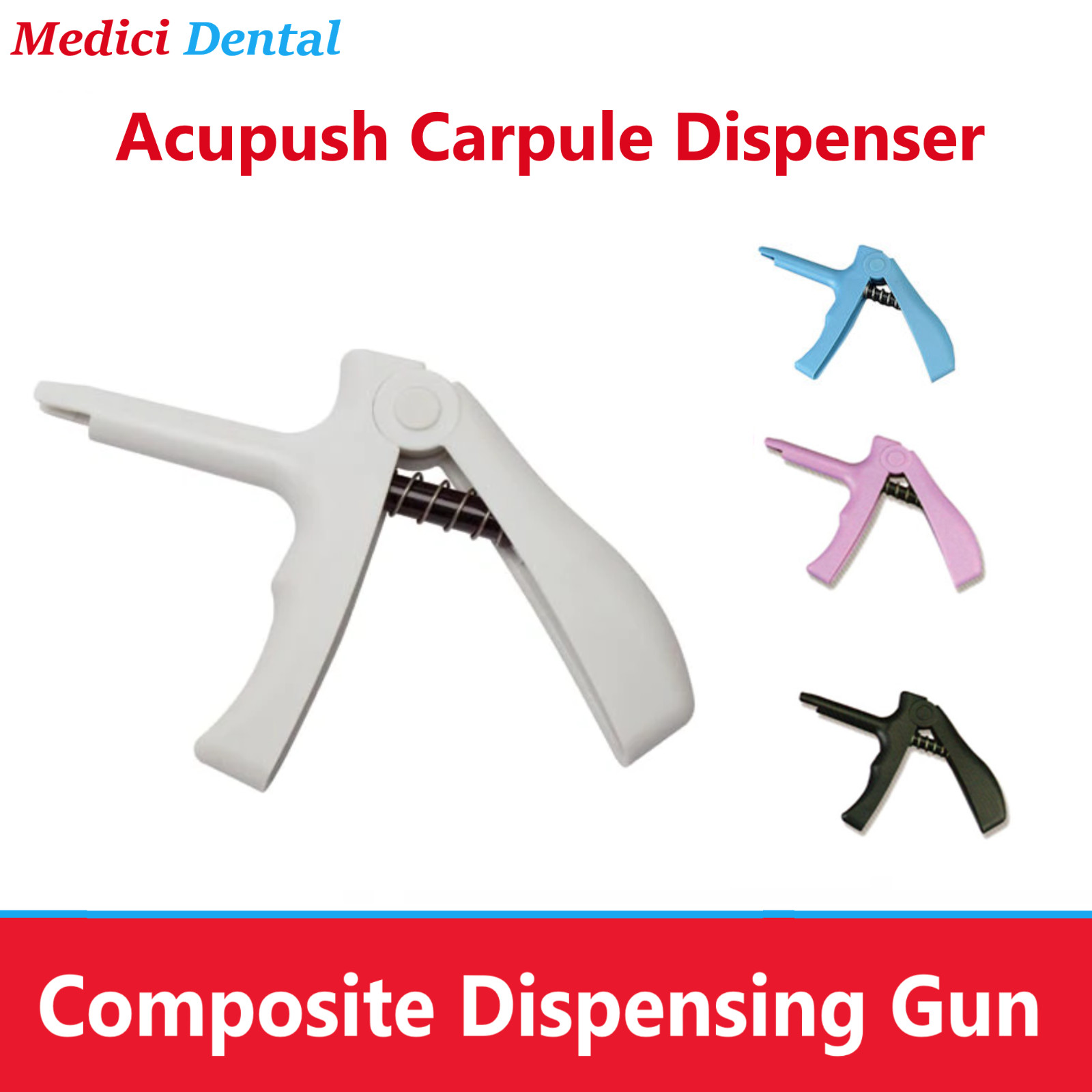 Dental Acupush Carpule Dispenser Gun Ea, Unidose Dispensing Gun Autoclave 275F