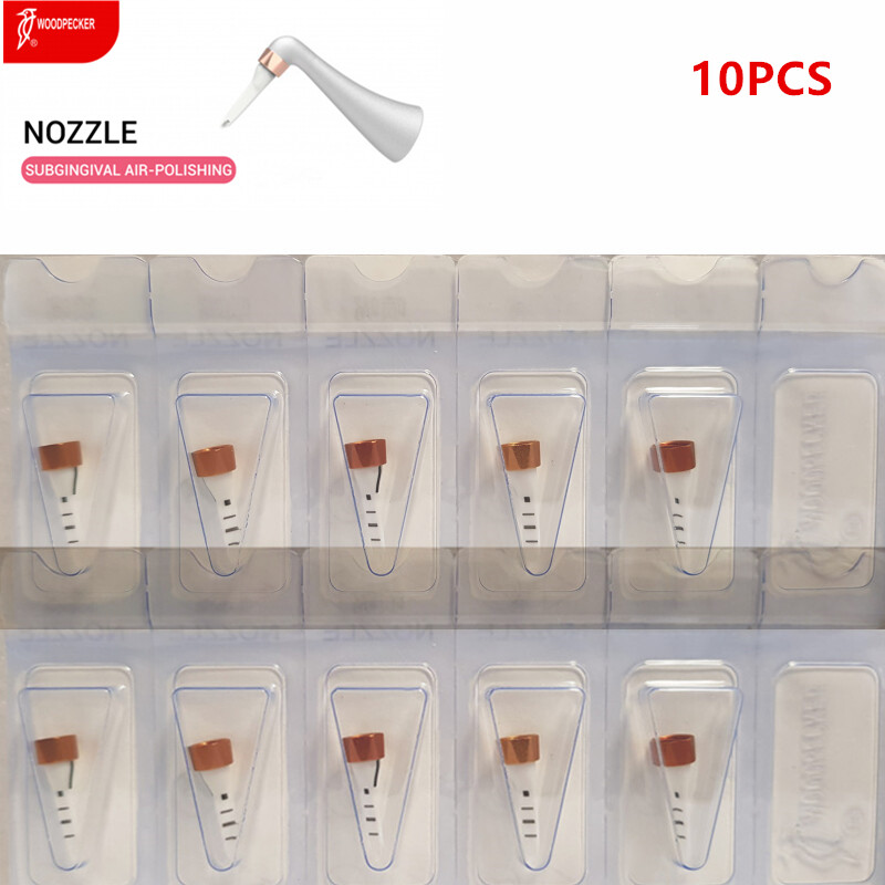 Woodpecker Dental 1pc Subgingival Handpiece for Air Polisher 10 Nozzle AP-2 PLUS