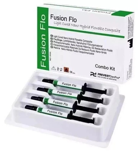 PREVEST FUSION FLO-Light Cured Nano Hybrid Flowable Composite 4 x 2gm