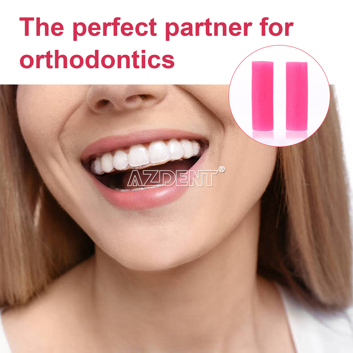Colorful Dental Orthodontic Aligner Trays Chewies for Aligner Chompers Aligner