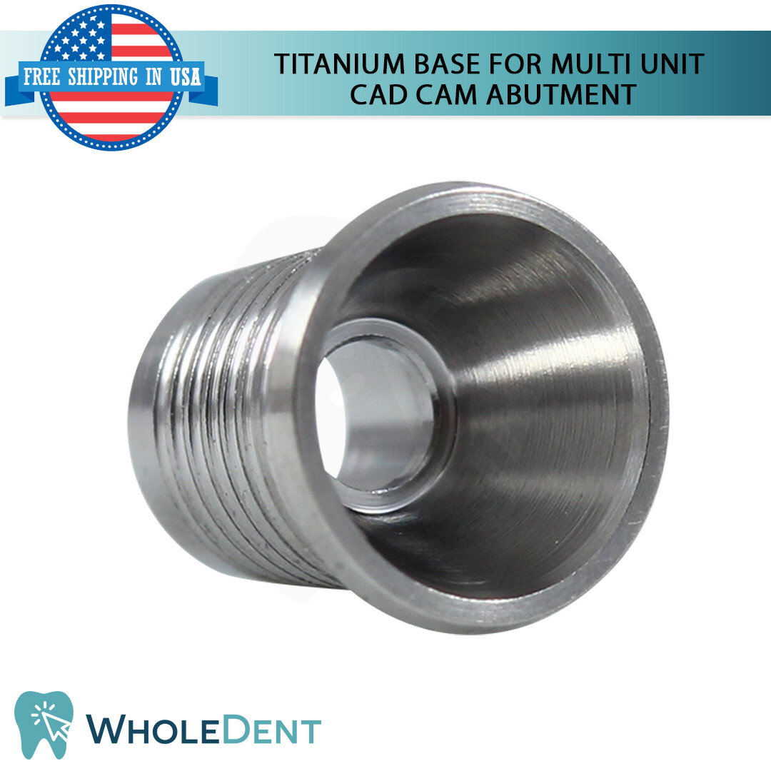Straight Multi Unit System Scan Body Titanium Base Dental Internal Hex CAD/CAM