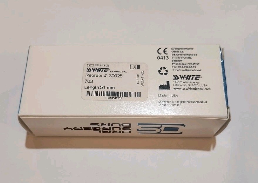 SS WHITE #703 Oral Surgery Burs Shank F/G (51 mm)