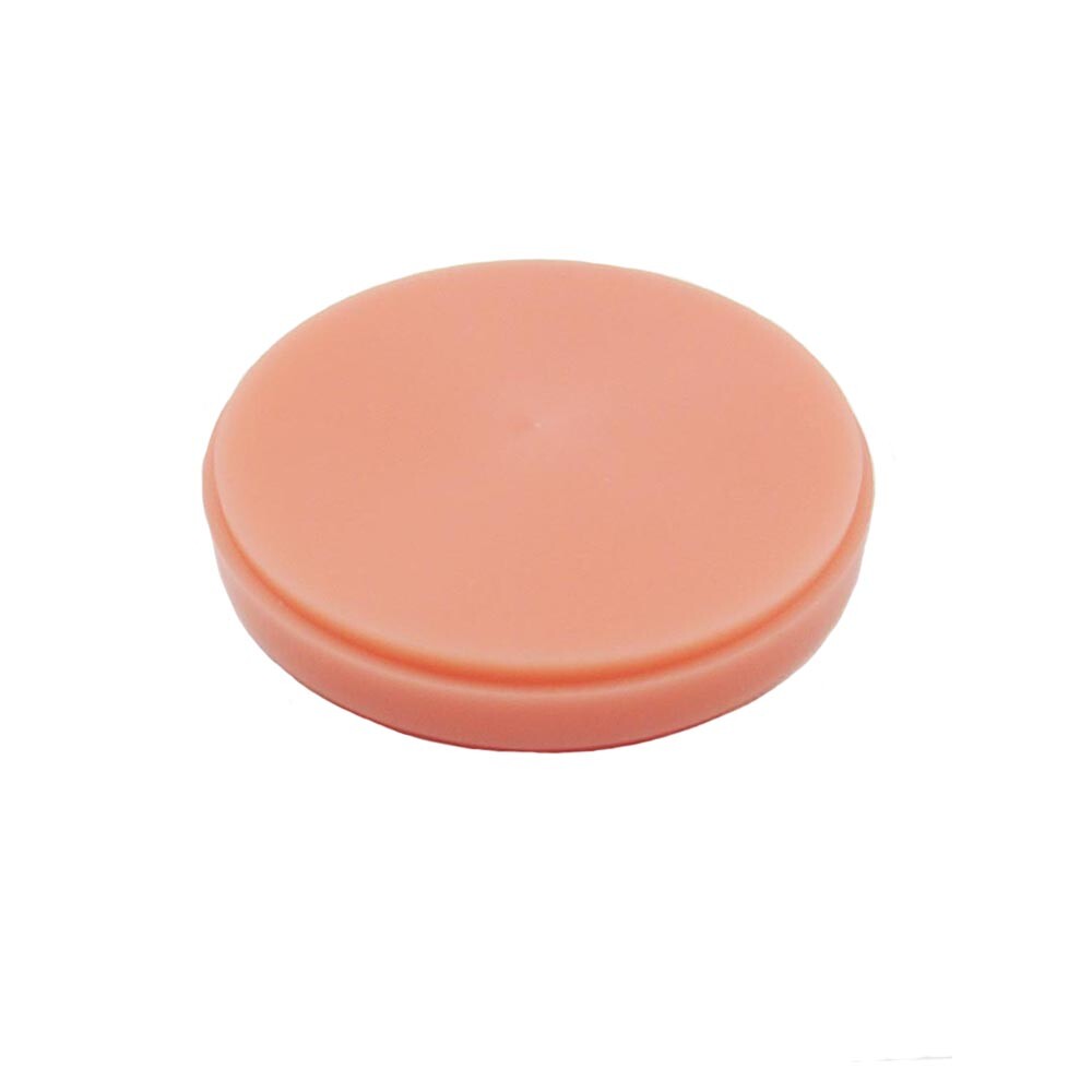 Sample CAD CAM PMMA Milling Disc Clear and Pink OD98mm Dental lab PMMA Block