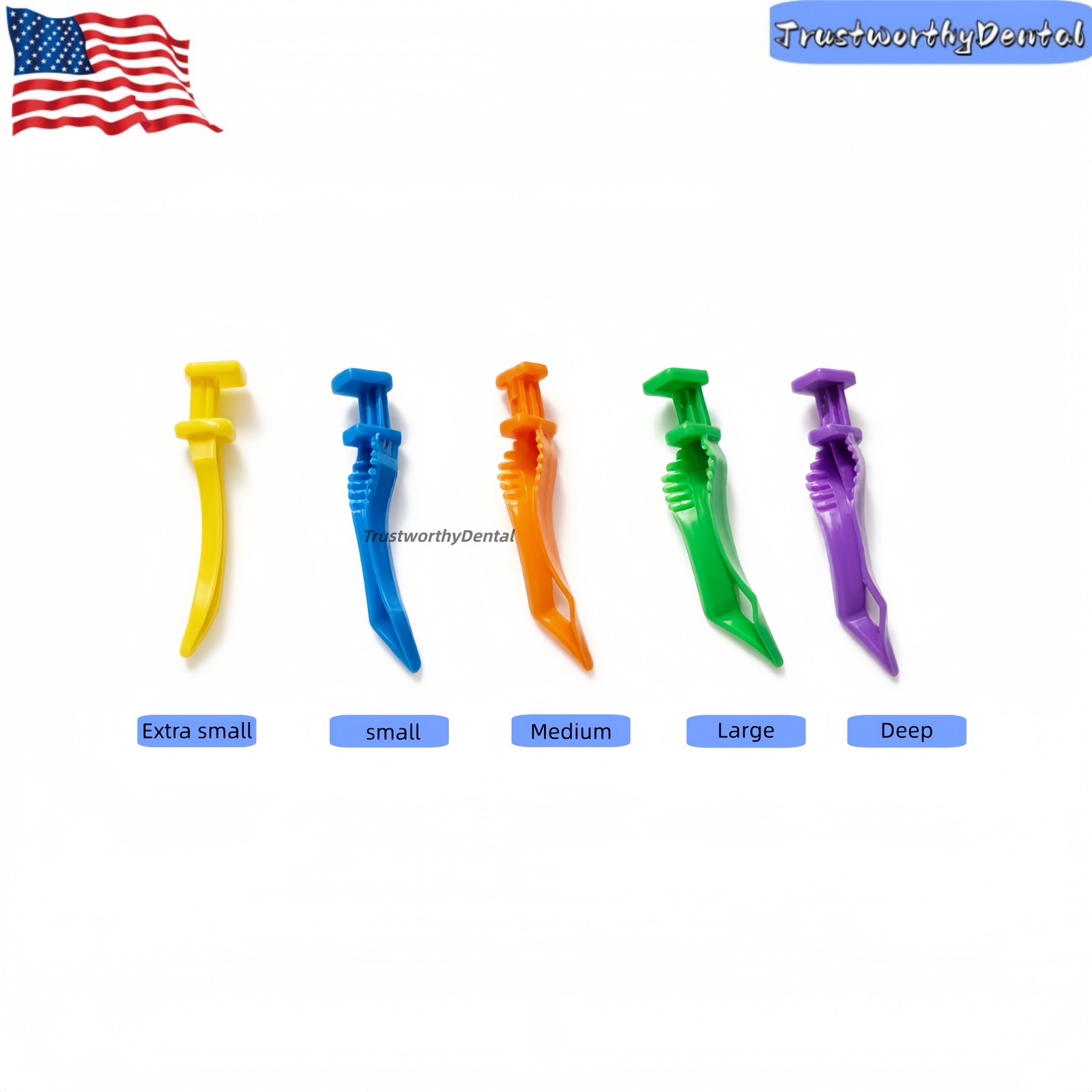 USA Dental Diamond Wedges Teeth interproximal Wedges Sectional Matrix System