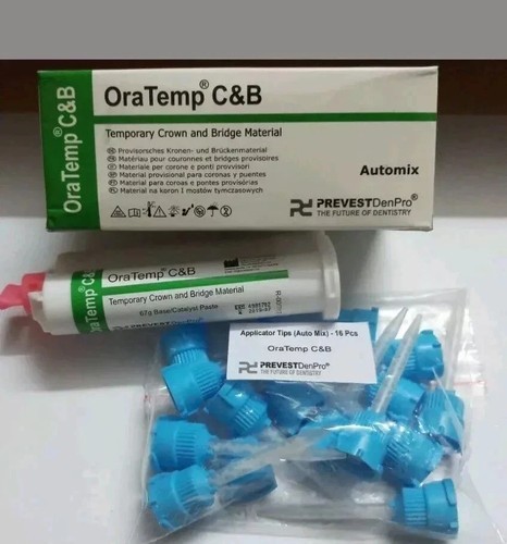 PREVEST ORATEMP C&B – 67gm TEMPORARY CROWN & BRIDGE MATERIAL – AUTOMIX