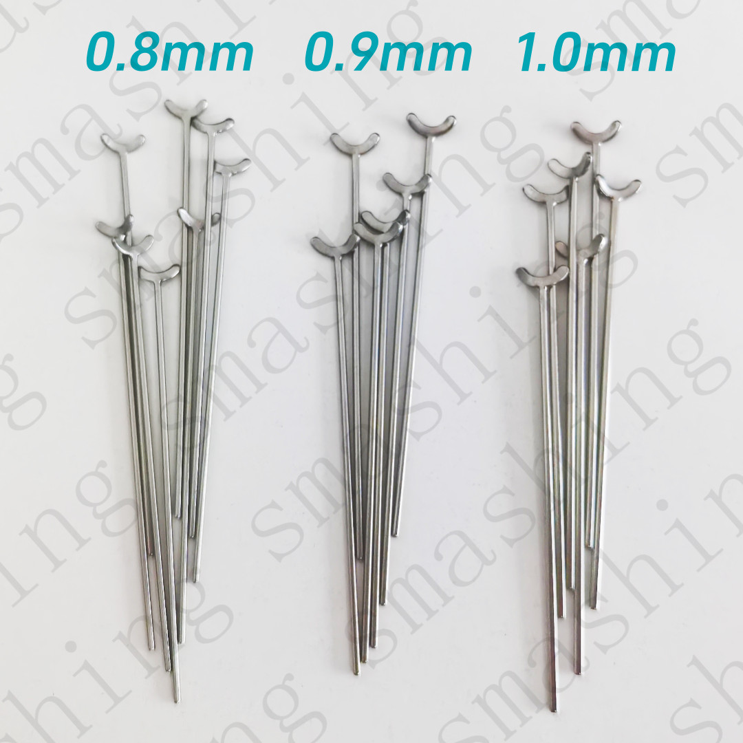 20Pcs Dental Ball Retainer J Clasp Oblique Clasps Bars Y-Type Scheu Style USA
