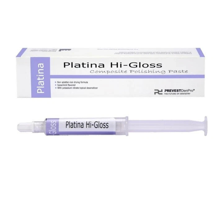 3 x Dental Platina Hi-Gloss A Composite Polishing Paste 4g Syringe