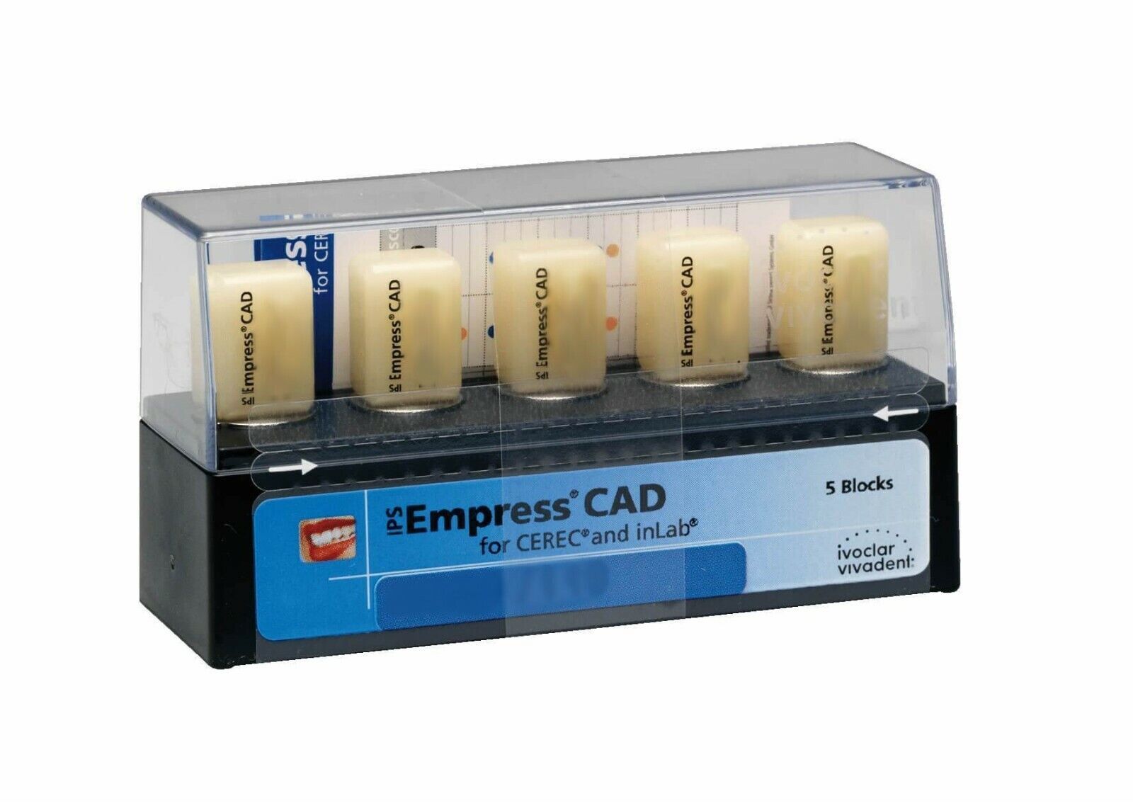*5-Pieces* Ivoclar Vivadent IPS Empress CAD For CEREC & inLab HT C2/I 12 602527