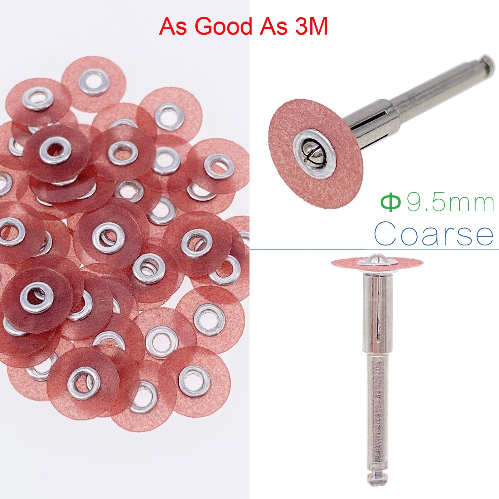 Dental Sof-Lex Soflex Contouring & Polishing All Sizes Pop-On Discs 3/8″ 9.5mm