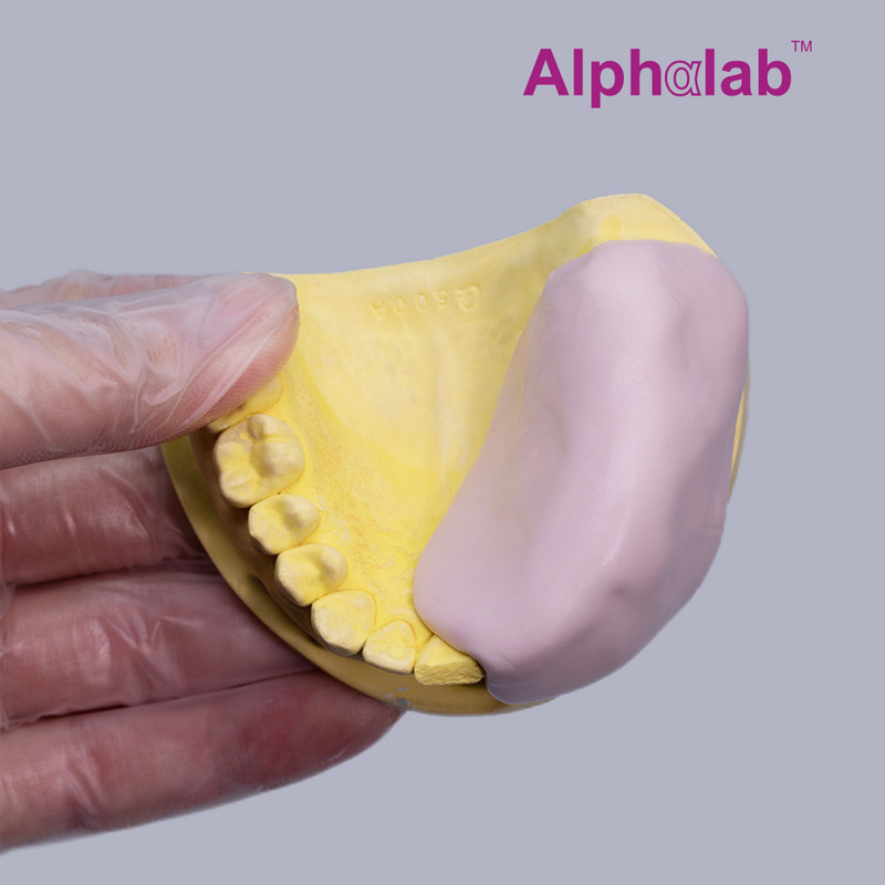 Dental Lab Automix Flexible C-Silicone-Based for Gingival Mask Duplication Model