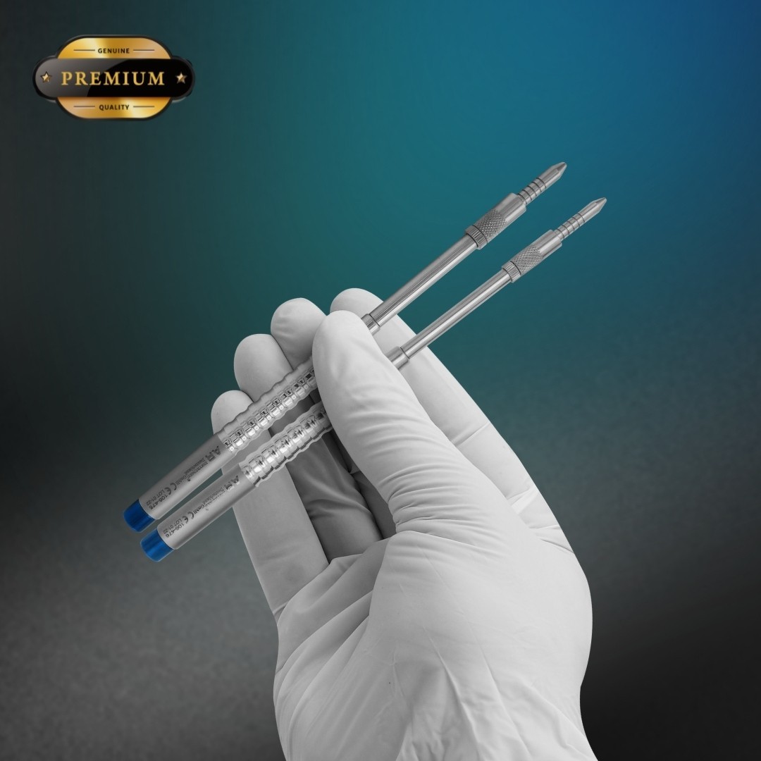 AR 5 Pcs Convex Bone Spreading Osteotomes Straight Dental Implant Set German