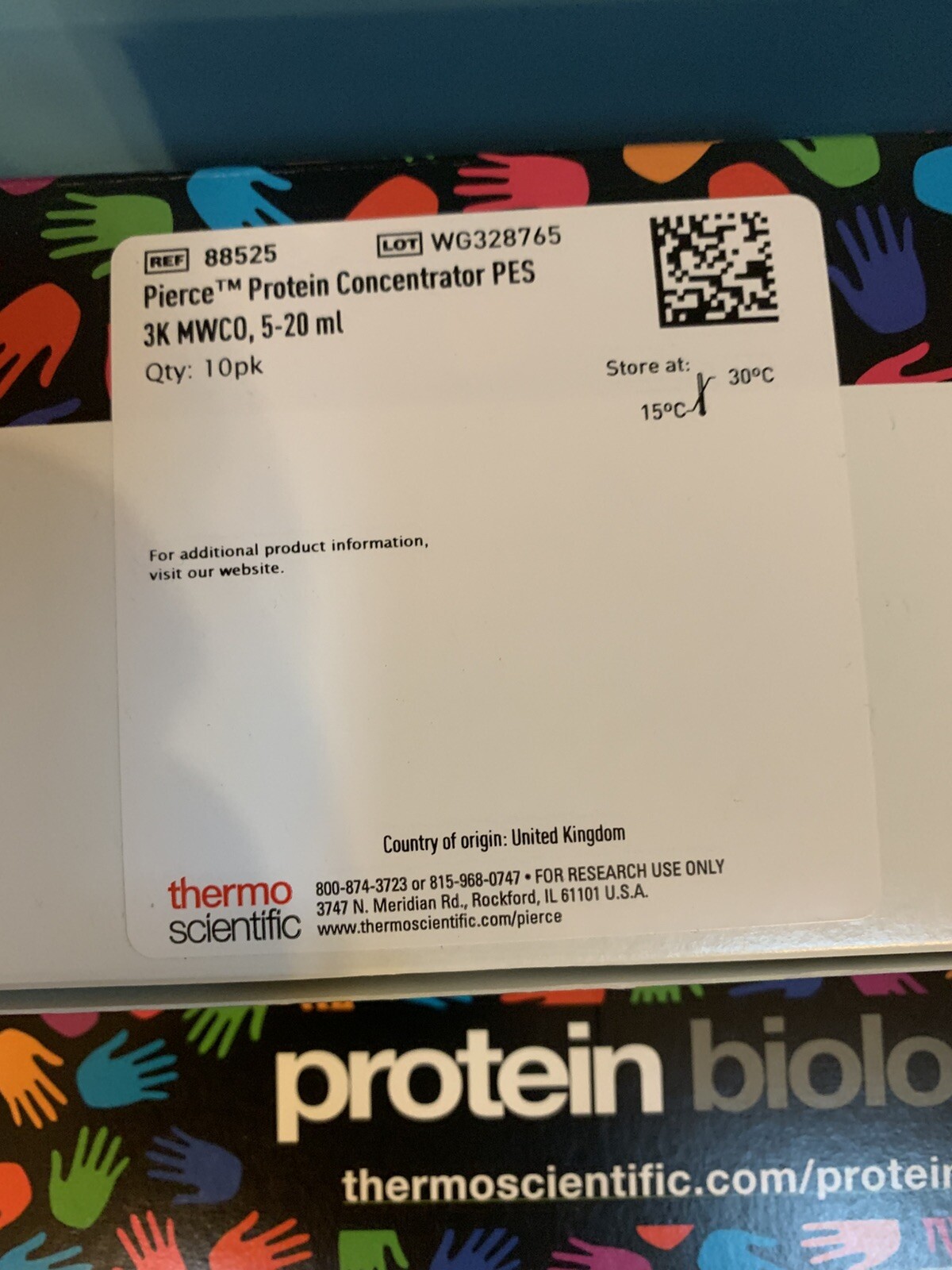 Thermo Scientific PN 88525 Pierce Protein Concentrator PES 3K MWCO, 5-20 ml