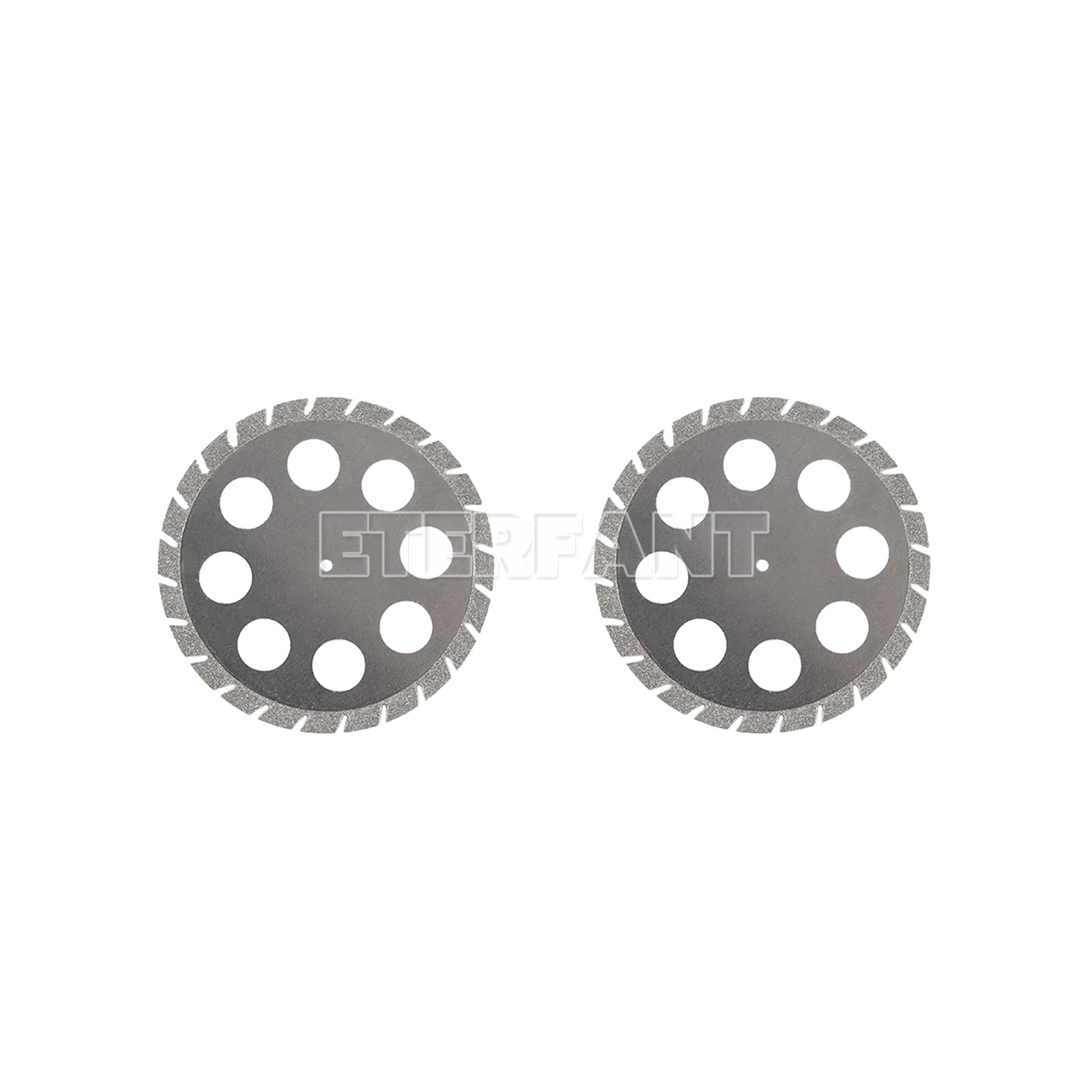 5pcs Dental Lab Diamond Cutting Disc Double Sided 45mm*0.3mm Crown Plaster Disc