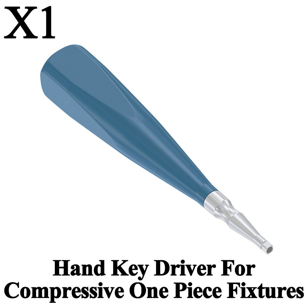1x Hand Key Driver For Compressive One Piece Fixtures Dental Tool Instrument