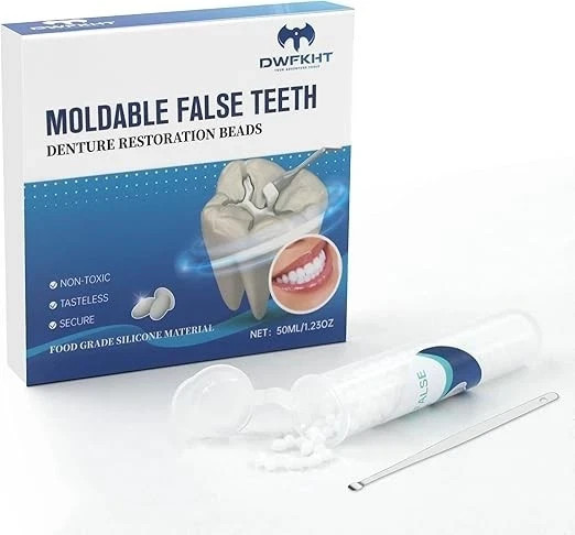 Teeth, Tooth Replacement Missing Teeth, Teeth Permanent Filling Kit & Tool, 50ML