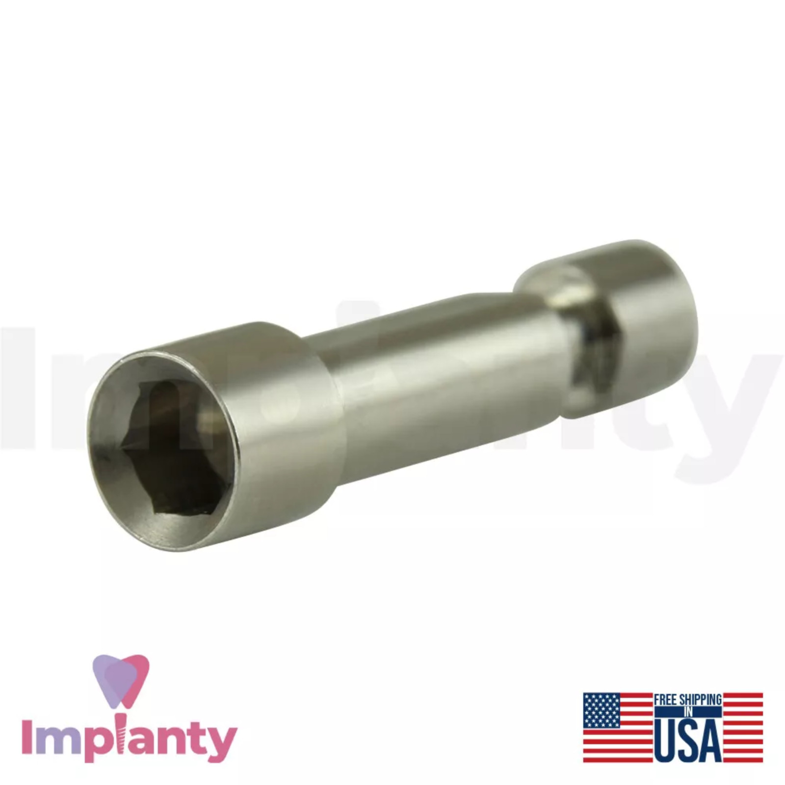 5x GDT Dental 3D Analog For CAD/CAM Stainless Steel Int Hex 2.42mm Dentistry
