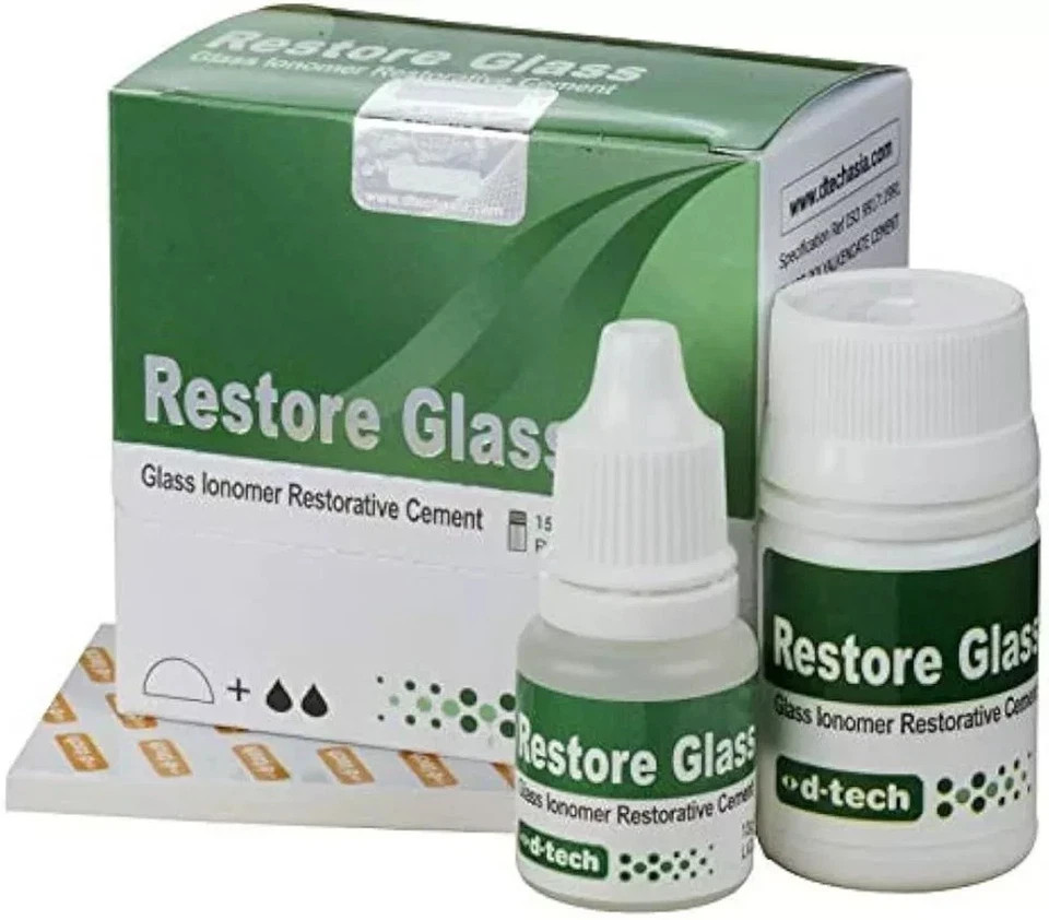 Restorative Cement Dental Material D Tech Restore Glass Ionomer( FAST FREE SHIP)