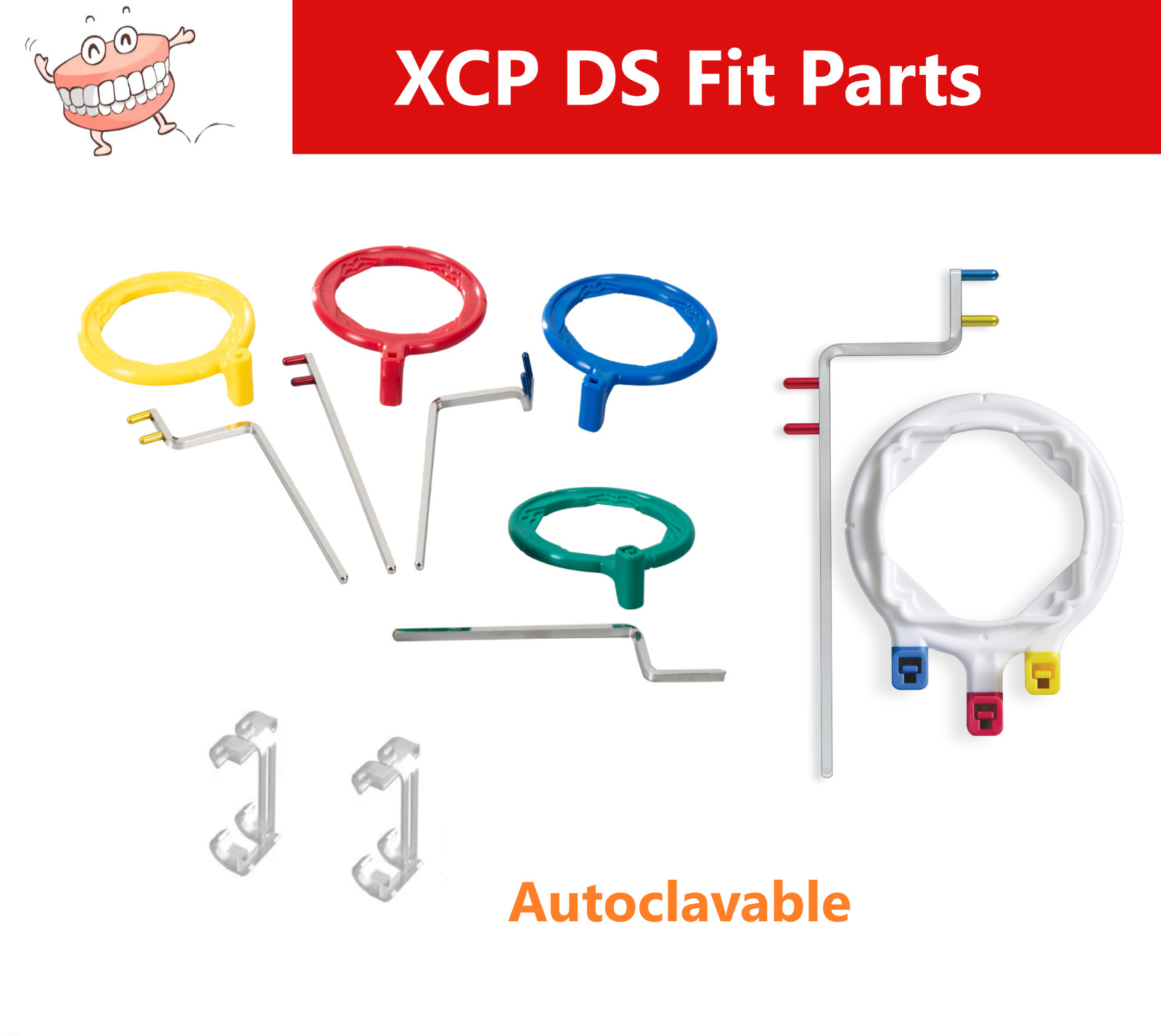 Dental X-Ray XCP-DS FIT XCP-ORA Rinn Replacement Arms, Rings, Biteblocks, Bands