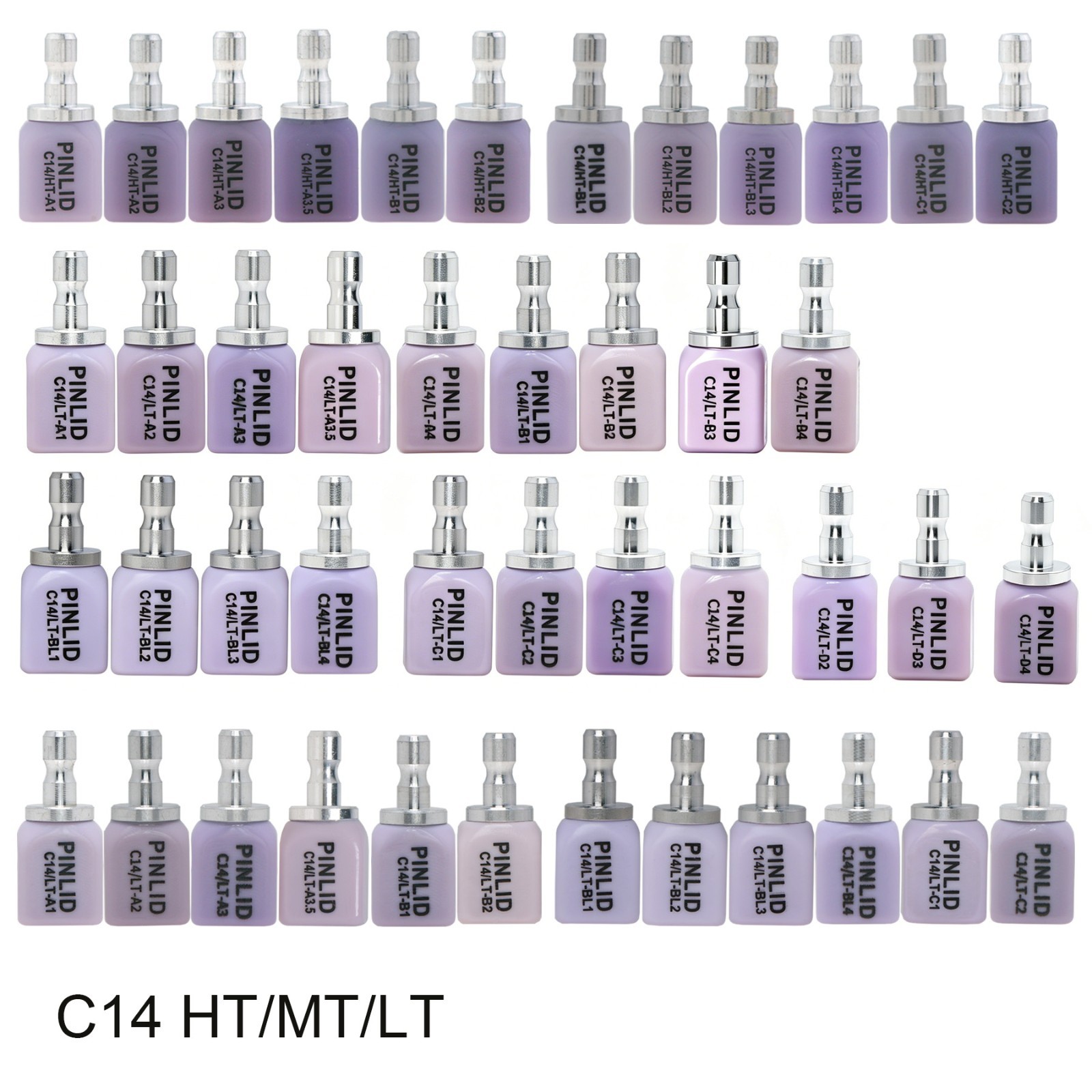 US C14 MT/HT/LT Dental Emax CAD Sirona CEREC Ceramic Lithium Disilicate Blocks