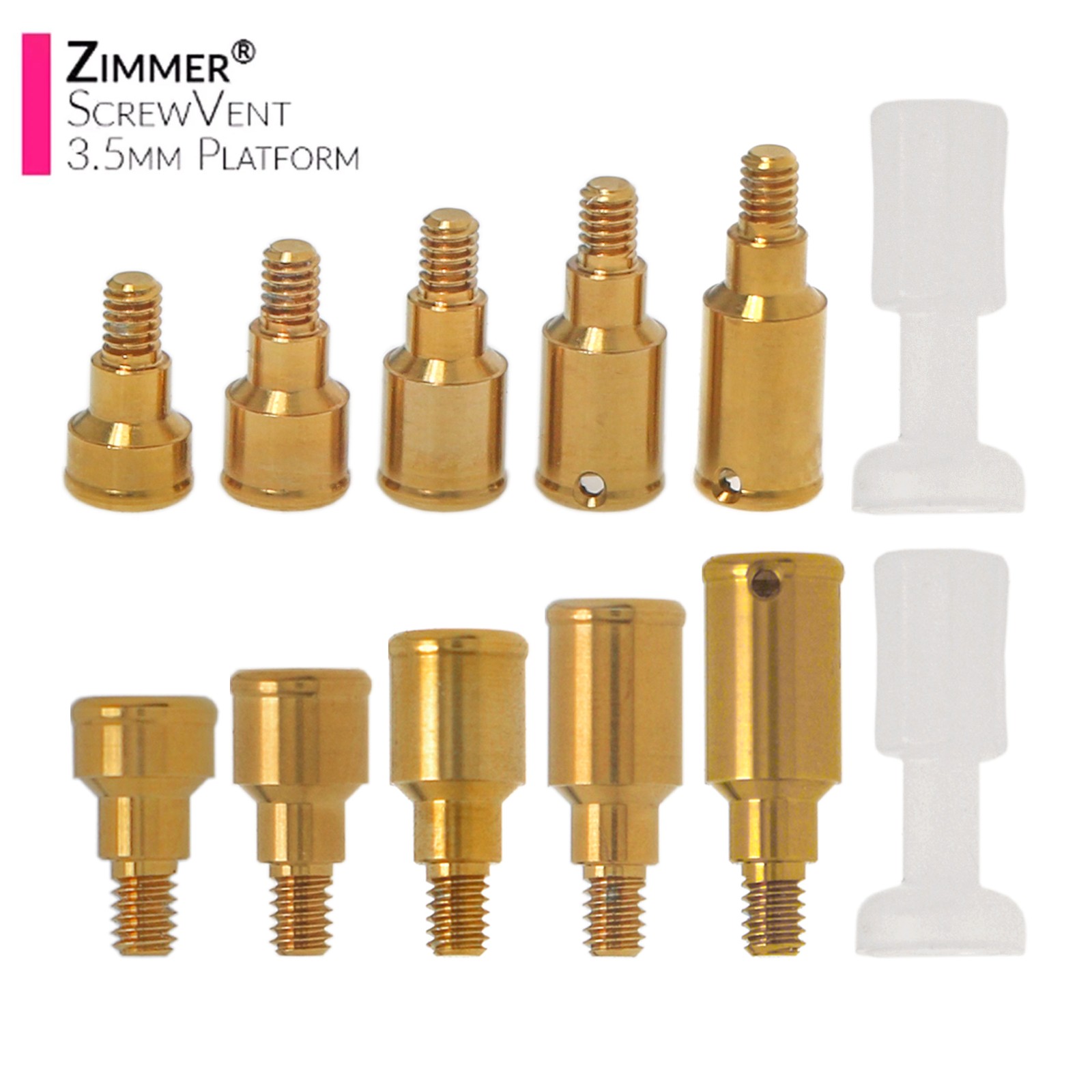 US For Zimmer MIS Implant Removable Locator Abutment Diameter Ø3.5mm/4.5mm 1Pcs