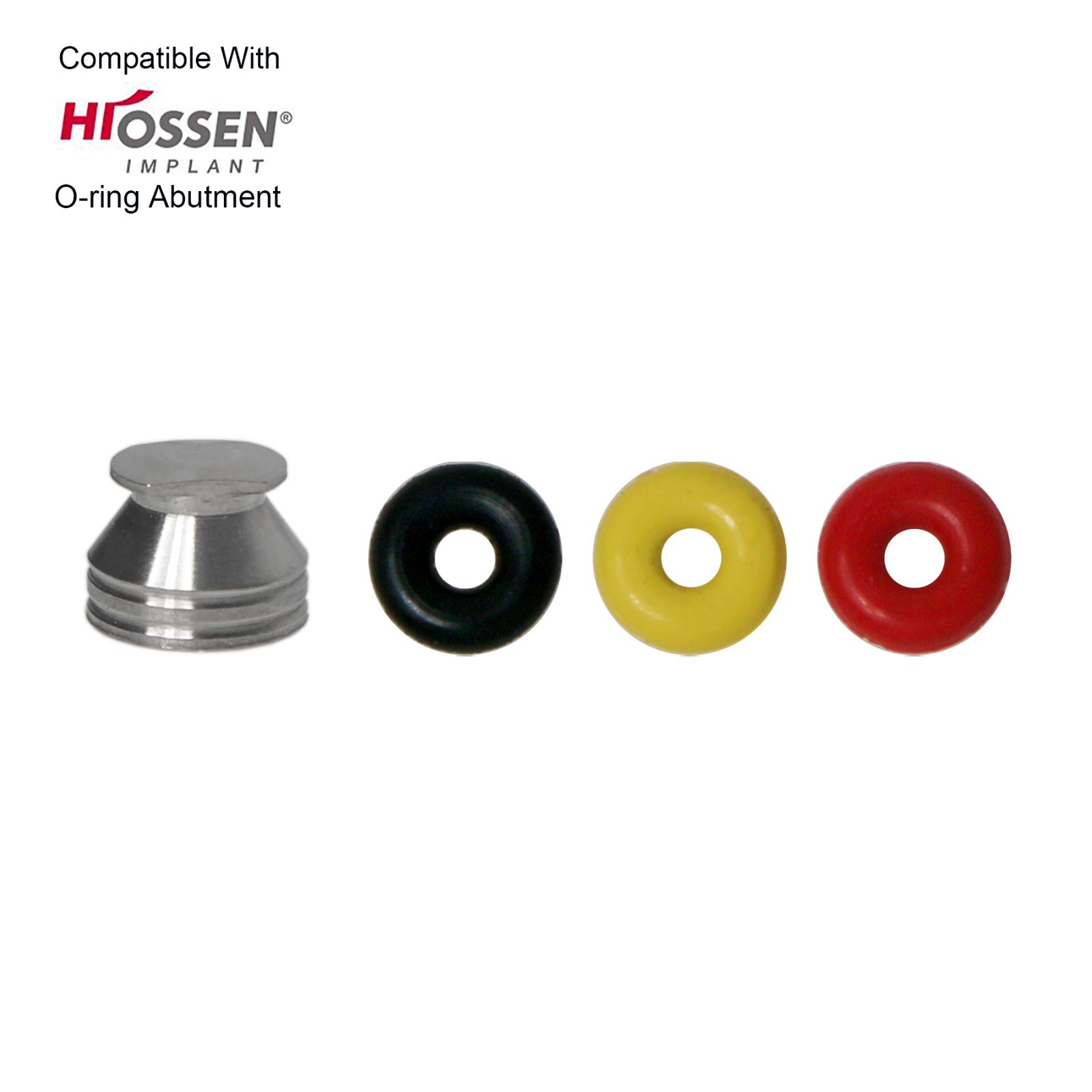 US Dental O-Ring Retention Caps For Hiossen/Osstem Ball Attachment Abutments