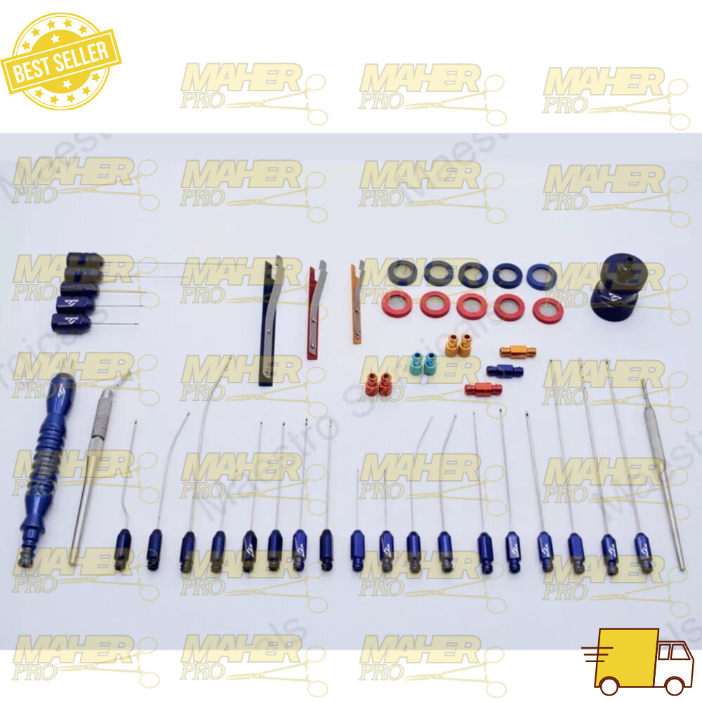 Complete Body Nano Fat Harvesting Liposuction Cannulas Set Premium Quality