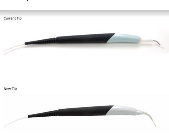 25 Tips DenMat Disposable Tips 400 UM 9.5mm for SOL/Bluewave Soft Diode Laser