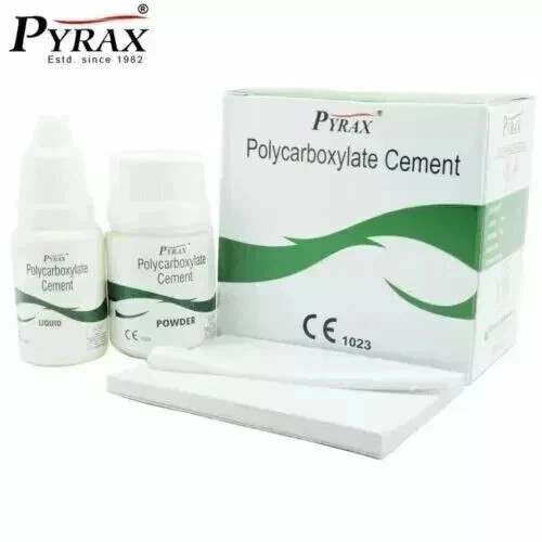 Pyrax Polycarboxylate Cement for Cementation of Dental Crown and Bridge fs
