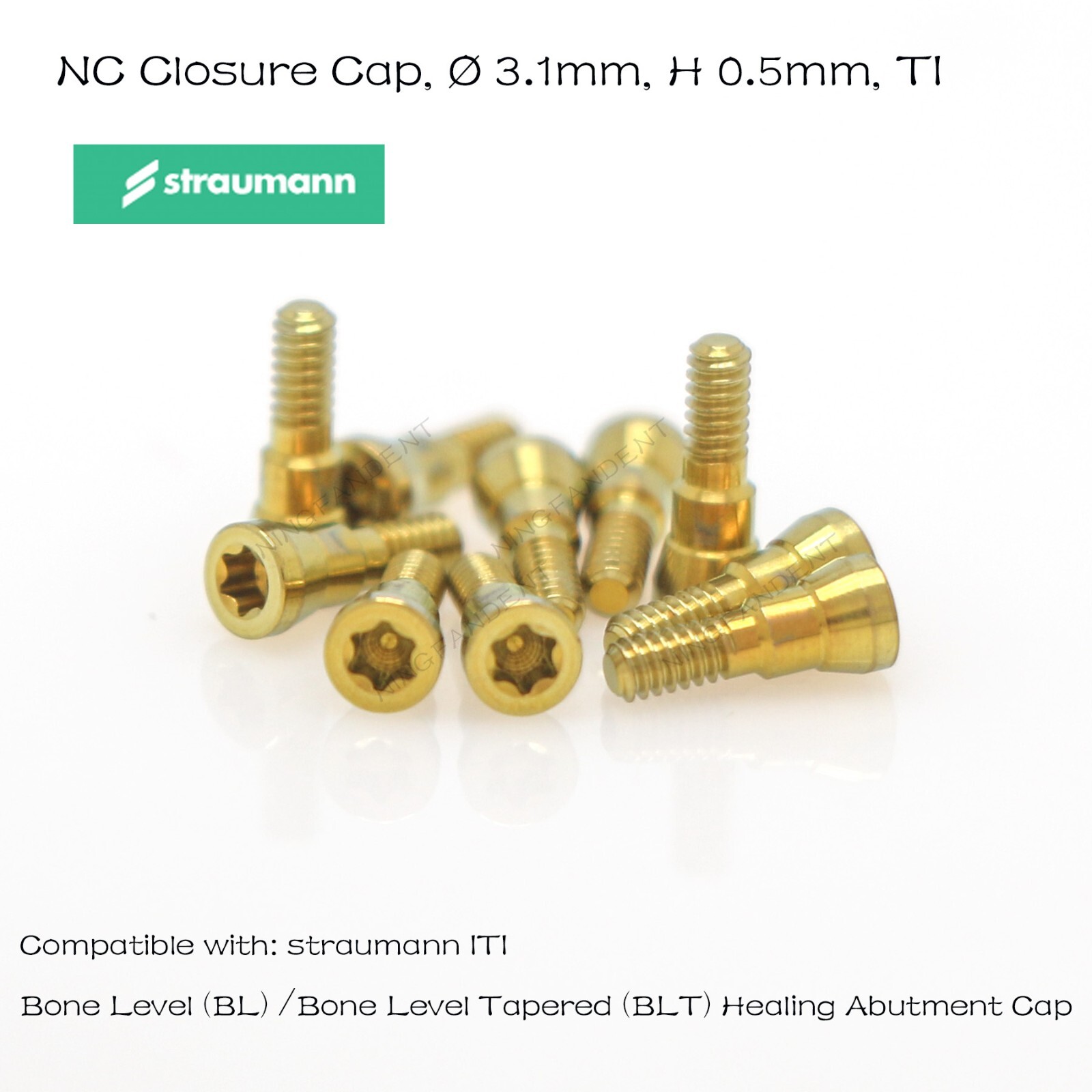 Healing Cap Abutment NC ITI Straumann BL/BLT Fits 2.0/3.5/5.0/7.0/8.0mm H Ø3.6 D