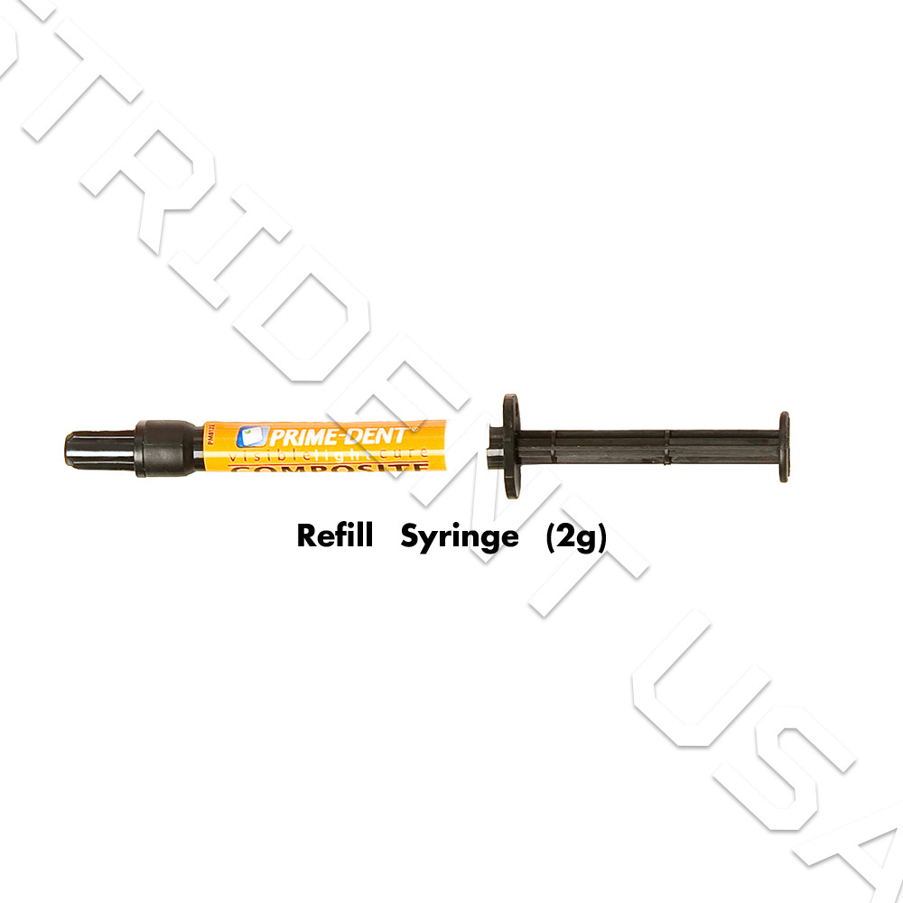 Prime Dent VLC Light Cure Flowable Composite A3 2 gram syringe 004-101A3