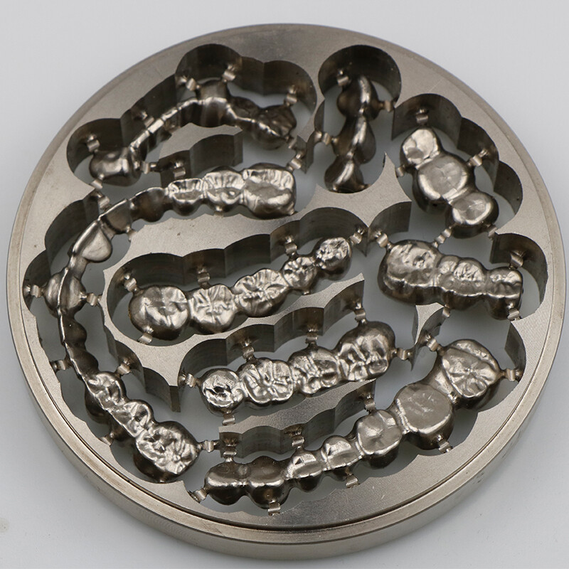 OD98mm Dental Lab Alloy Titanium Metal Disc Blocks for CAD/CAM – Grade 2 Grade 5