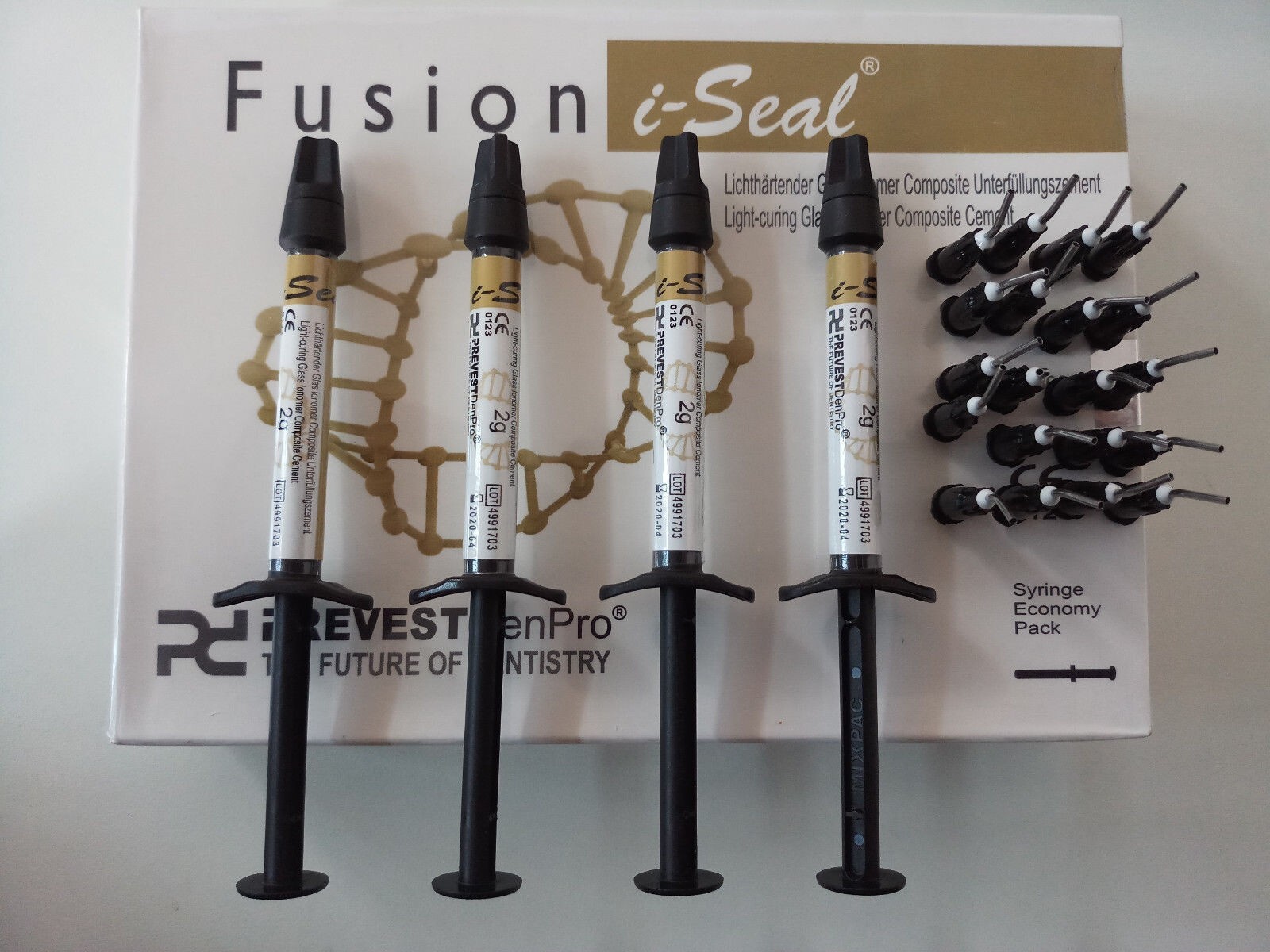 Prevest DenPro Light Curing Glass Ionomer Composite Cement Fusion I-Seal