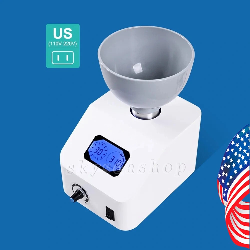 Dental Lab Alginate Mixer Impression Materials Gypsum Mixing Machine Foot Pedal