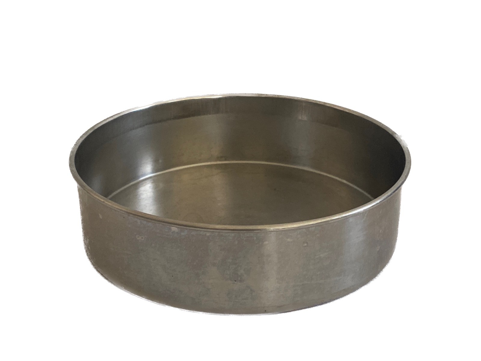 SS 12” ID Test Sieve Collecting Receiving Pan Full Height 3.25” LAB USE ONLY