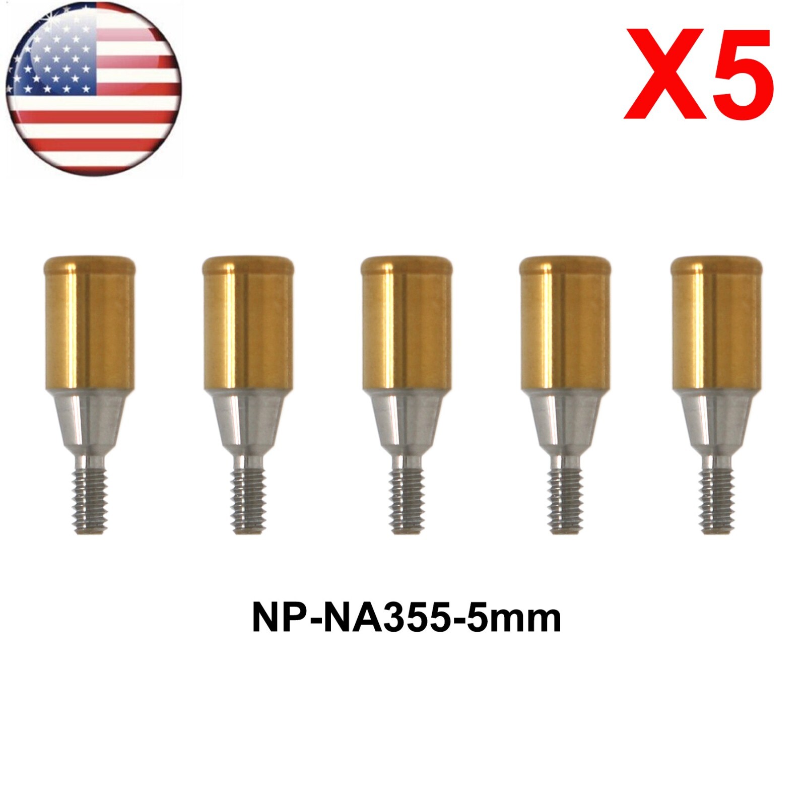 US Fits Nobel Biocare lmpalnts Locator Overdenture Abutment NP 1-5mm Removable
