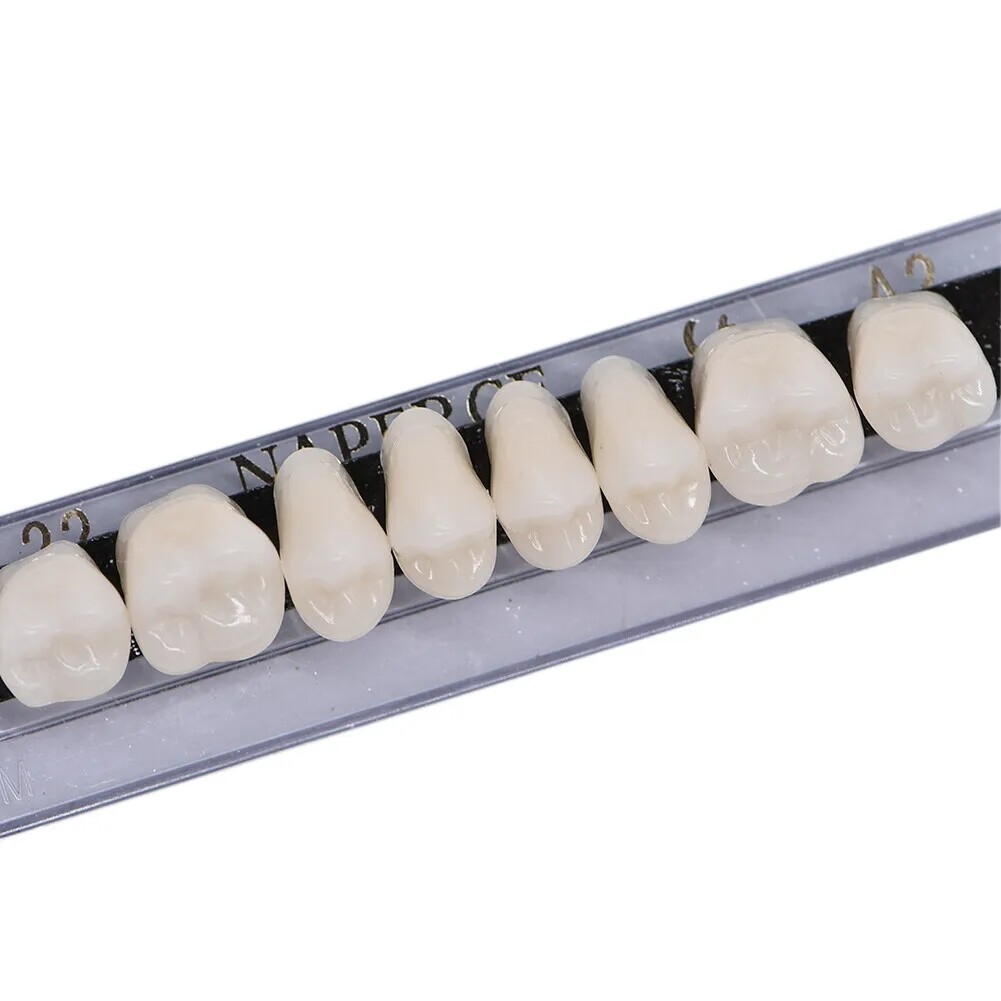 168PCS Acrylic Resin Denture Dental Upper Lower Shade A1 A2 A3 Teeth Set USA