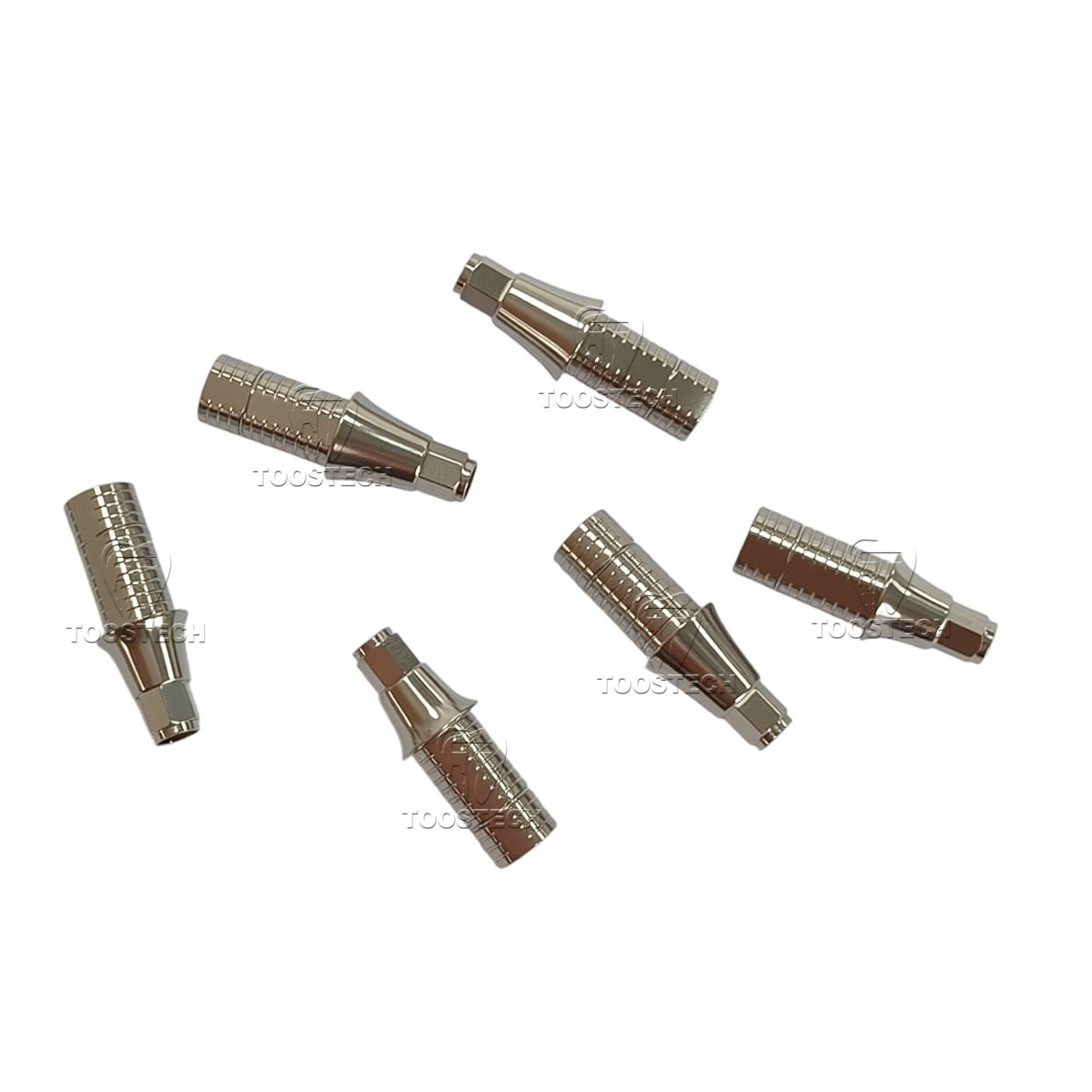 6pcs Ti base Tianium base CAD CAM ti-base fits Neodent GM platform D4.0